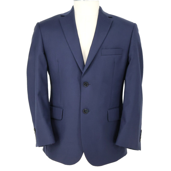 Jos. A. Bank Other - Jos A Bank Traveler Sport Coat Mens 42S Blue Wool Lined Blazer Jacket Preppy